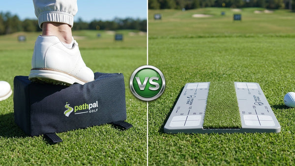 PathPal TrueStrike Ground Force Cushion vs Rigid Plastic Divot Board Comparison