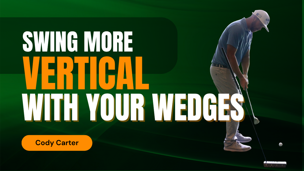 Vertical Swing Plane golf drill with Cody Carter