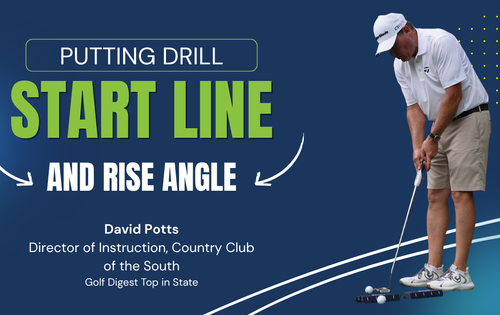 Start Line & Rise Angle Putting Drill — David Potts' Dual-Feedback pathpal Setup
