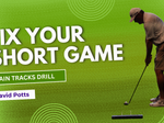 Train Tracks Drill: David Potts Fixes Putting Path and Chip Takeaway in One Setup