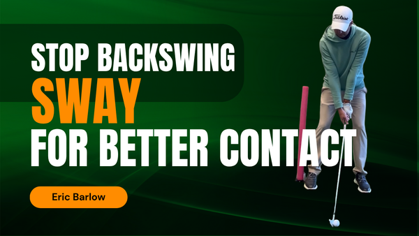 Stop the Backswing Sway: Eric Barlow's Trail Leg Barrier Drill with pathpal