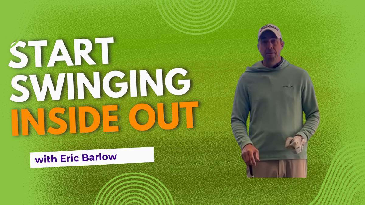 "Up It, Under It" Swing Plane Drill golf drill with Eric Barlow