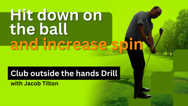 Vertical takeaway drill golf drill with Jacob Tilton