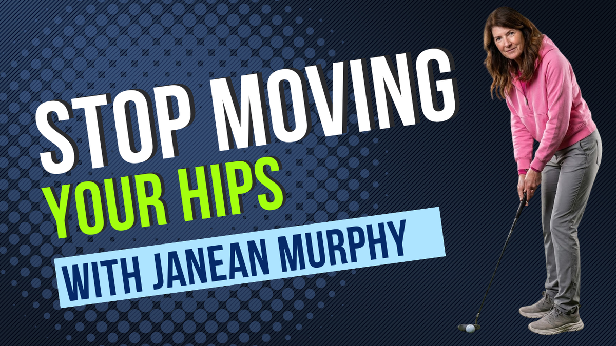 The Knee Stabilizer Putting Drill | TrueStrike golf drill with Janean Murphy