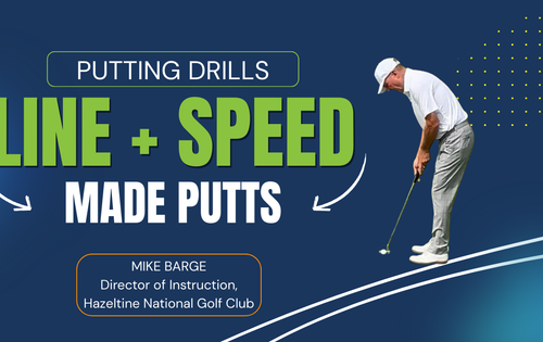 Line and Pace Putting Drill: Mike Barge's Gate Method for Breaking Putts