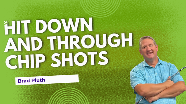Fix Your Chipping Angle of Attack — Brad Pluth's Hit Down Drill with pathpal