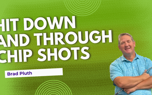 Fix Your Chipping Angle of Attack — Brad Pluth's Hit Down Drill with pathpal