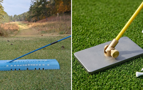 PathPal Golf 14-Hole Swing Trainer vs Heavy Metal Swing Plate Comparison