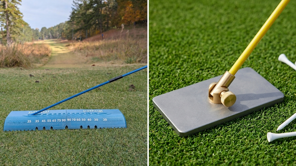 PathPal Golf 14-Hole Swing Trainer vs Heavy Metal Swing Plate Comparison