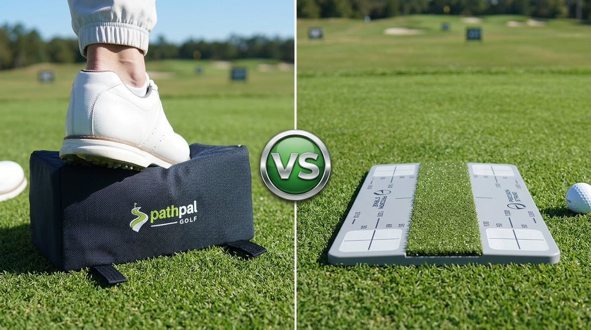 PathPal TrueStrike Ground Force Cushion vs Rigid Plastic Divot Board Comparison