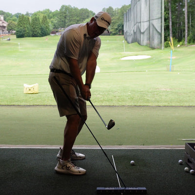 Tommy Fleetwood's Club in Front drill