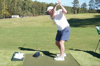 Golf ball with straight flight path after path correction training