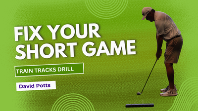 Train track drill for chipping and putting